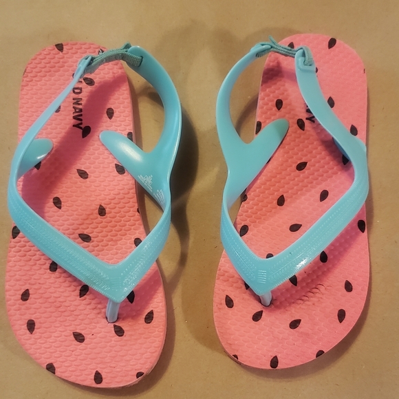 old navy watermelon flip flops